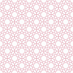 Seamless geometric pattern. Abstract floral vector background. Element of design.