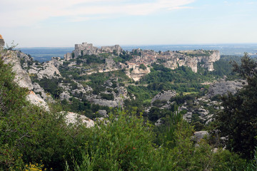Fototapeta na wymiar Village des Baux de Provence