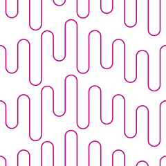 Vector wavy line website seamless pattern