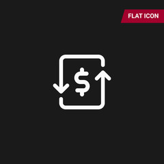 Money cash in trendy flat style isolated on background. Money cash page symbol for your web site design Money cash logo, app, UI. Vector illustration, EPS10.