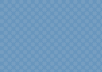 ブルーの市松模様（チェック）