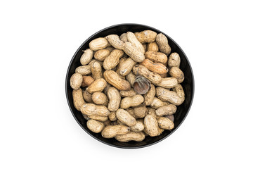 Erdnüsse in einer Schale