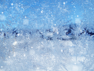 snowflakes pattern as winter texture background
