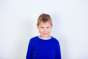 Naklejka premium Kids emotional portrait