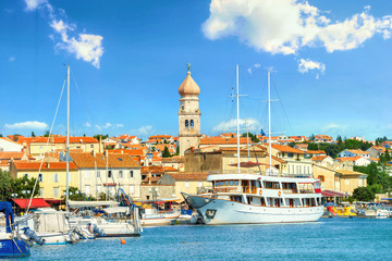 Old town Krk. Island Krk, Croatia