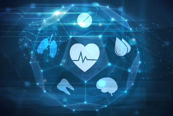 medical futuristic interface