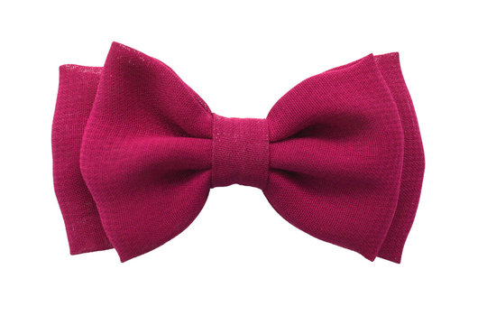 Red bow tie - isolated on white background 
