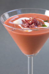 Gazpacho de cerezas 