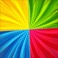 Comic book bright backgrounds
