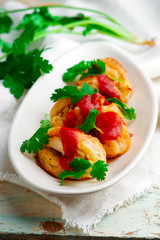 creamy jalapeno chicken empanadas.style rustic