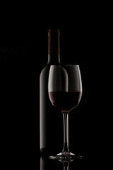 Bottle of red wine