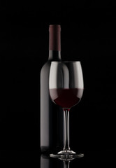 Bottle of red wine