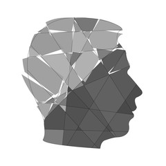 psychology man silhouette head01