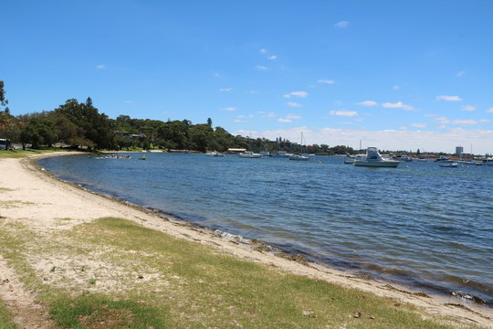 Peppermint Grove and Swan River in Perth, Western Australia 