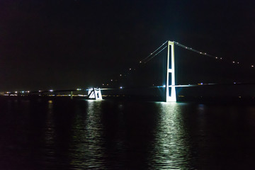 Obraz premium Große Belt Brücke in Dänemark