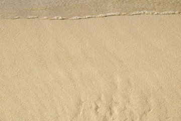 soft wave on Beach 