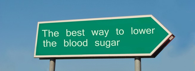 The best way to lower the blood sugar