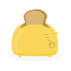 Toaster and bread