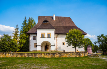 Fototapeta na wymiar Typical Slovakian Manor House in Liptov Region, Slovakia