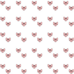 pink bow pattern