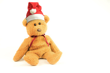 Christmas hat with Teddy Bear