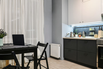 Set of laminated chipboard samples.