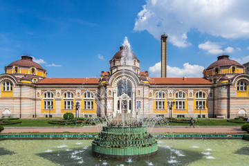 Fountain in front of Central Mineral Baths, Sofia, Bulgaria