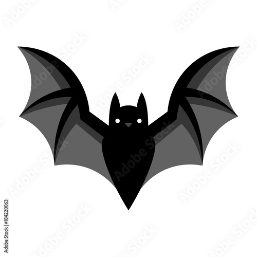 "Cartoon Bat Emoji Isolated On White Background" Stockfotos und
