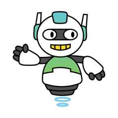 Cartoon Robot Character