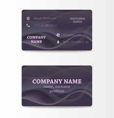 Obraz premium Vector modern creative and trending business cards set collection