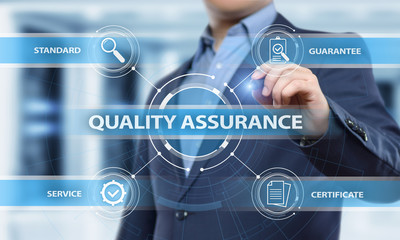 Quality Assurance Service Guarantee Standard Internet Business Technology Concept