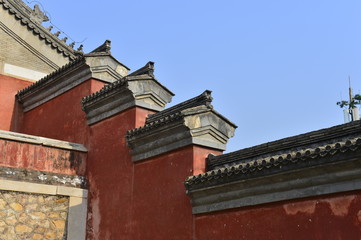 Fototapeta na wymiar Ancient buildings in China