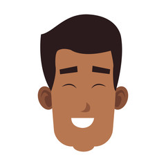 Man face cartoon