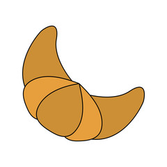Bread Croissant isolated