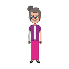 Grandmother cute cartoon