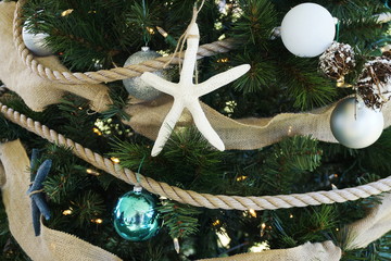 Nautical / marine themed christmas tree