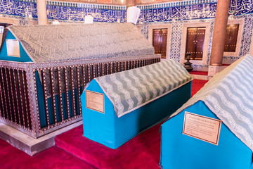 Fototapeta na wymiar Tomb of Hurrem (Roksolana) in Suleymaniye mosque, Istanbul.