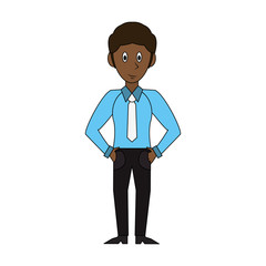 Businessman avatar cartoon