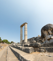 Apollo Temple at Didyma in Didim,Aydin,Turkey.