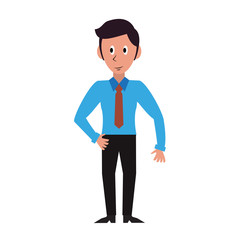 Businessman avatar cartoon