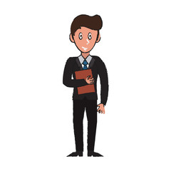 Businessman avatar cartoon