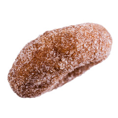 One traditional donut in sugar