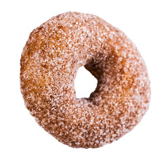 One traditional donut in sugar