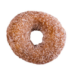 One traditional donut in sugar