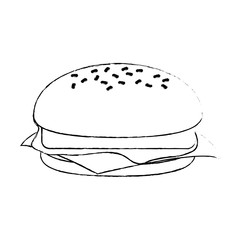 Hamburger fast food