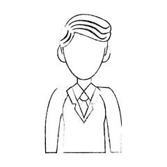 Businessman avatar cartoon