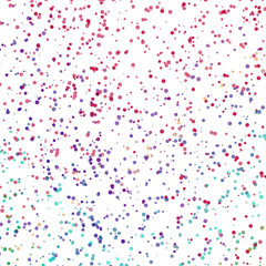 Abstract background with colorful paint dots. Vector