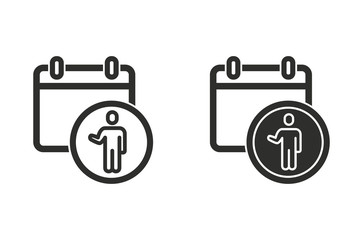 Calendar vector icon.