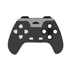Gamepad console controller icon vector illustration graphic design