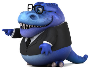 Fun Trex - 3D Illustration © Julien Tromeur
